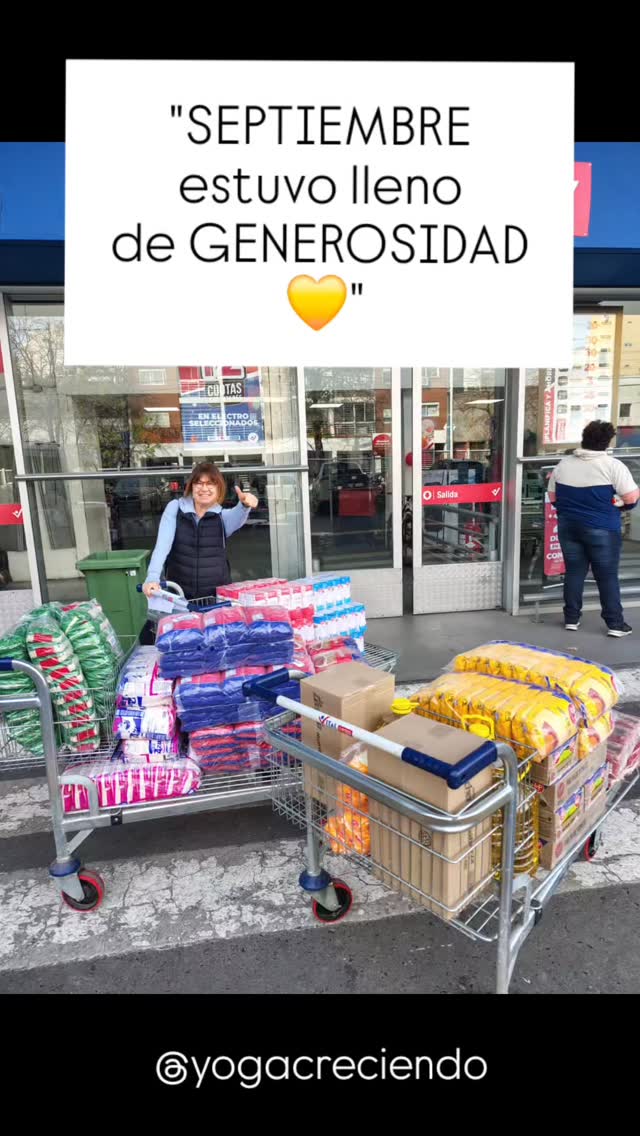 "En SEPTIEMBRE recibimos mucho más que donaciones".
Después de mucho tiempo, nos visitó Olguita, la directora del comedor, que a pesar de todas sus dificultades físicas, nos regaló su presencia… y fue un alegrón enorme!
También recibimos tiempo, esfuerzo y amor de tantas personas que se sumaron a AYUDAR.
Voluntarios que, con trabajo y corazón, transformaron dinero en alimentos, ropa, juguetes, muebles… y hasta en hogares completos que se donaron con amor.
Gracias de corazón a cada persona que se animó a compartir un pedacito de sí.
Y vos… en OCTUBRE, ¿te animás a ser parte?"
Escribime a @yogacreciendo o yogacreciendo@gmail.com
Namasté!
Marce.
#SeptiembreSolidario
#DonarHaceBien
#Voluntariado
#Solidaridad
#AmorEnAcción
#Sumate
#UnidosPorUnaCausa
#AyudarHaceFeliz
#PequeñosGestosGrandesCambios
#DonacionesConAmor