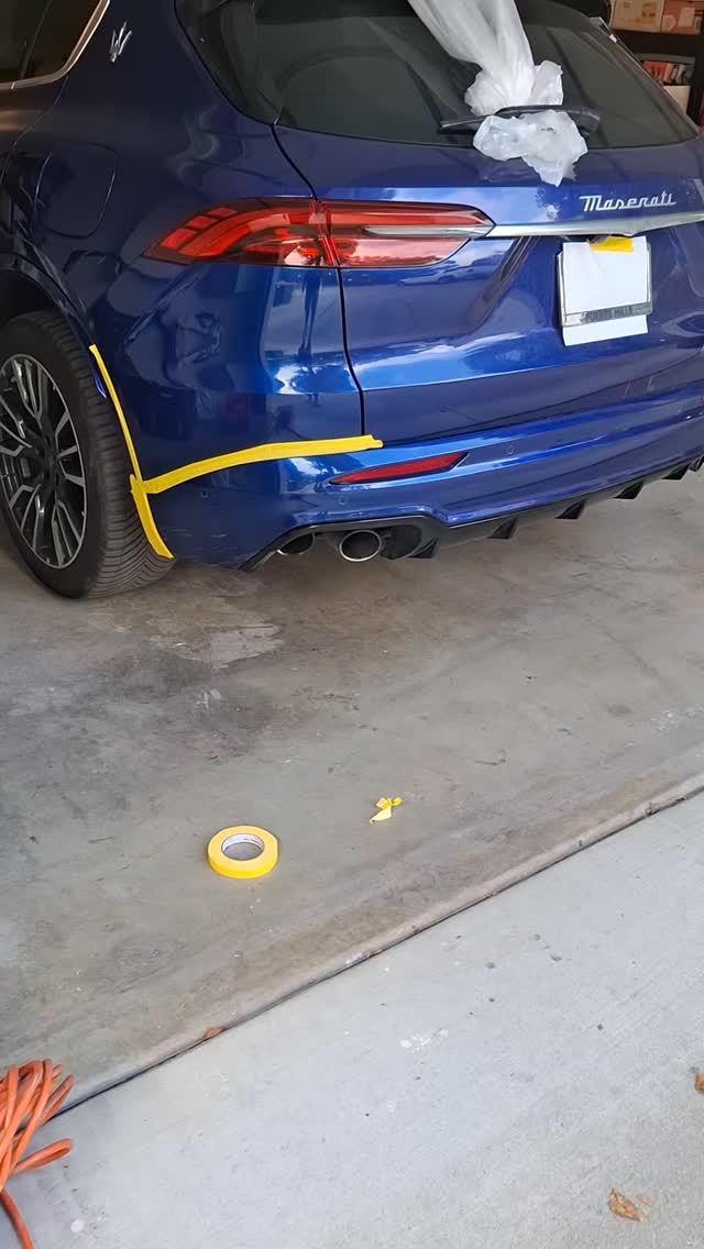 Mobile Bumper Repair 🚑💨. 2023 Maserati Grecale