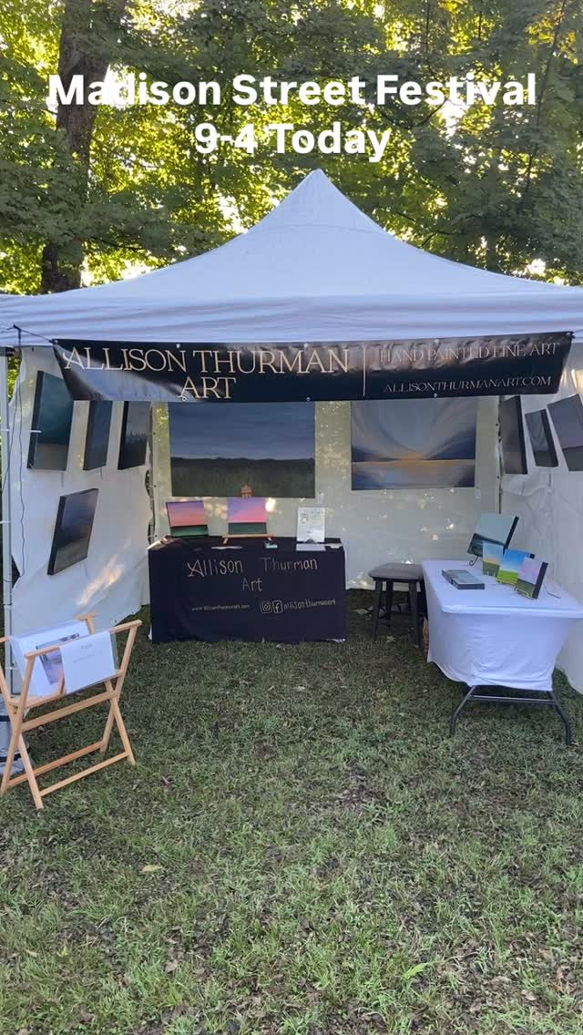 See y’all in a little bit! Downtown historic Madison. Shuttles will be running if needed.
#madisonstreetfestival #madisonalabama #localartist #huntsvilleartist