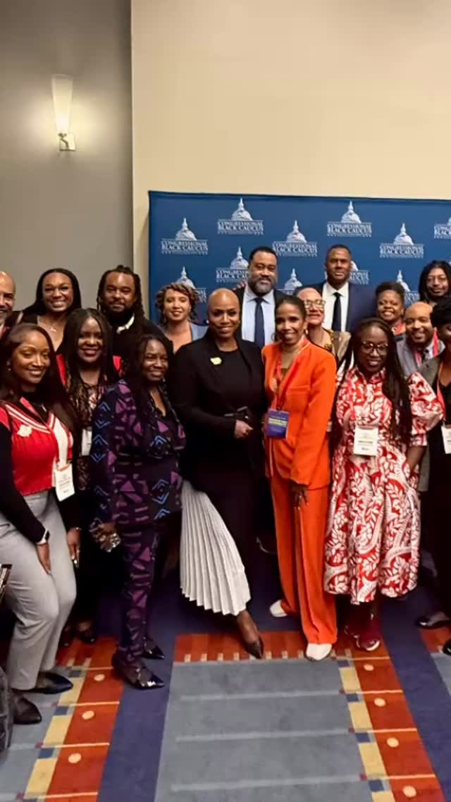 At Congressional Black Caucus session with Congresswoman Ayanna Pressley (D-MA) & reparations colleagues! #Reparations