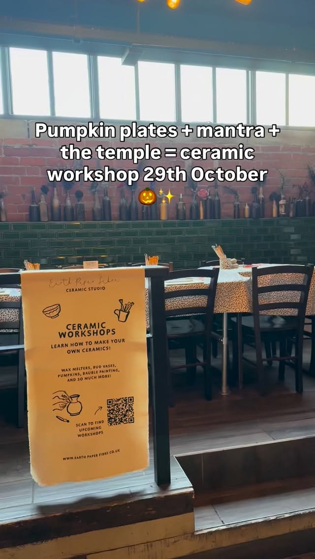 Pumpkin plates + mantra + the temple = my next ceramic workshop at Church Temple of Fun✨
🕯 Wednesday 29th October, 7–9pm
🎨 All materials included
📍 Church Temple of Fun
🔗 Link in bio to book your spot
