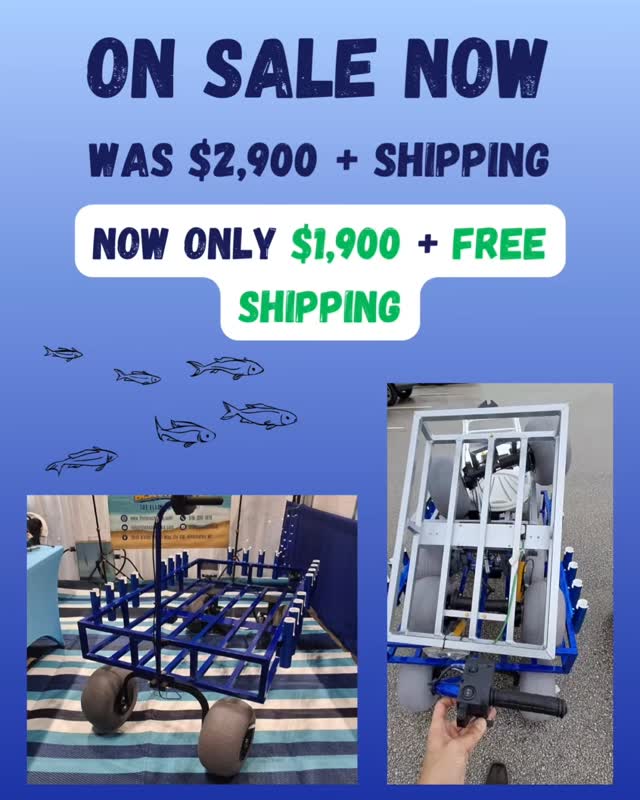 The Ocean Blue beach cart is now on sale! You can purchase it now at our website: thebeachmule.com ! This offer is limited edition and first come first serve.
#beachmule #electric #localbuisness #wilmingtonnc #wilmington #beach #madeinamerica #northcarolina