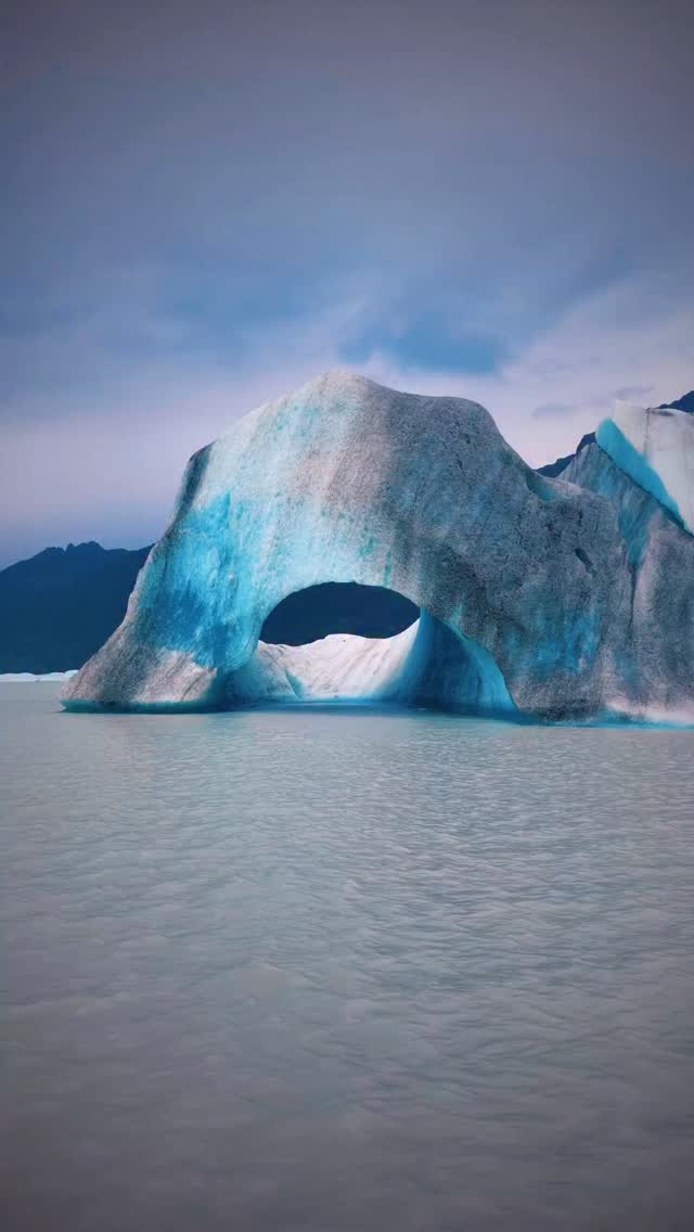 Testing the new DJI Mavic 4 Pro’s obstacle avoidance through an iceberg. Will it make it?