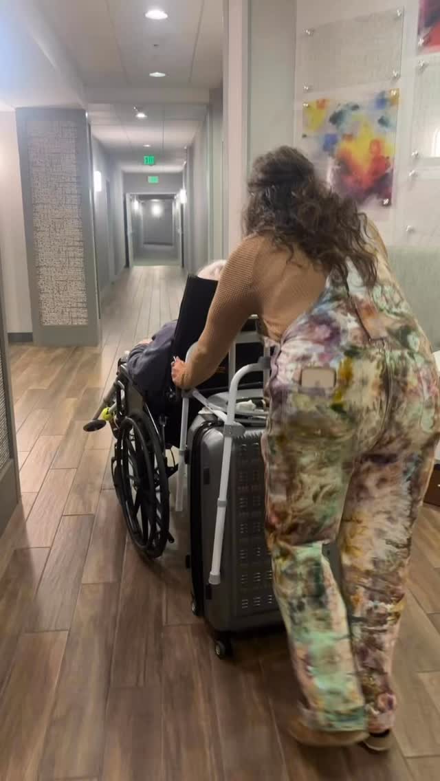 The middle aged train is just as fun as the child hood one. Life is short - enjoy all the things. Like making a train with your sister a suitcase and her potty chair.