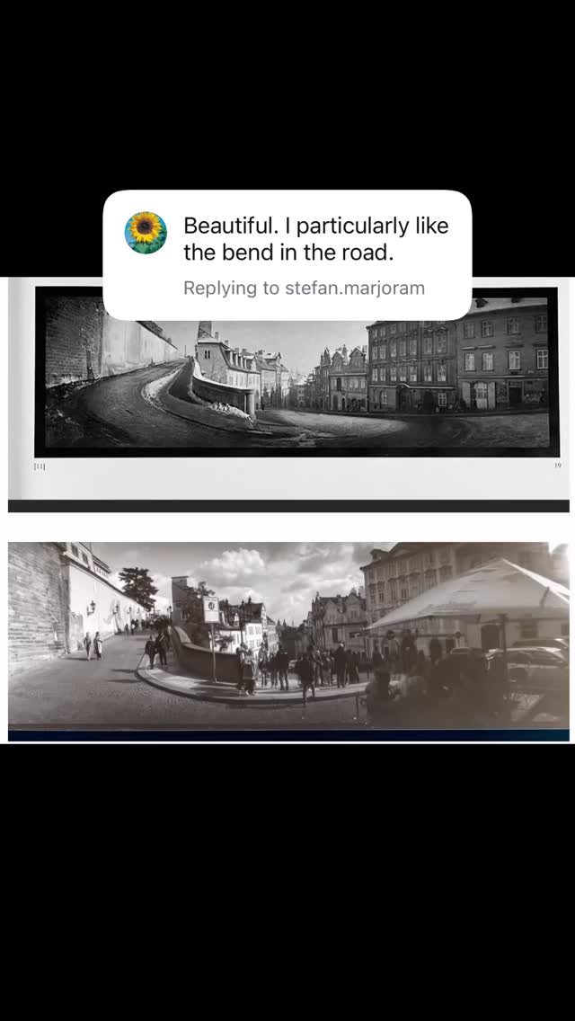 Here are Sudek’s image and mine together - He had the luxury of no vehicles 65 yrs ago - and being able to pick his timing!