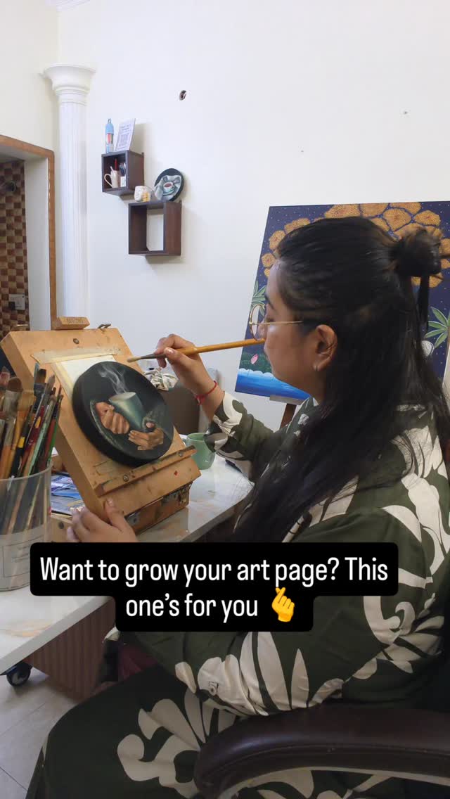 Comment ARTIST 👇 — I’ll follow you, just follow back & support others too!
#artistcommunity #supportartists #artindia #indianartist #artistreel #artistsoninstagram #artgrowth #artreel #artinspiration #creativecommunity #supportlocalartists #artoftheday #artvibes #artlovers #paintingreel #indianartcommunity #artpagegrowth