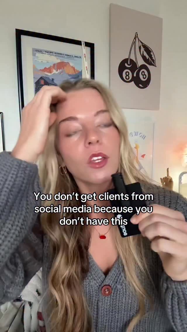 Comment “APPLY” and I’ll send you the link to talk to me about how I can build your strategy for YOUR business and YOUR dream clients
Your content can’t work for you if the people watching it don’t hear what they need to hear. You need a brand strategy to cut through the bullshit and help them see why you are the ONLY person for them. It can’t be anyone else. #marketingtips