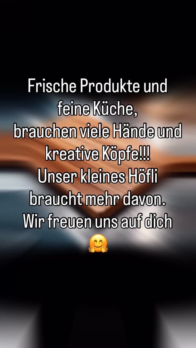 Mitarbeit#hoefli#staufen#gesucht#koch#