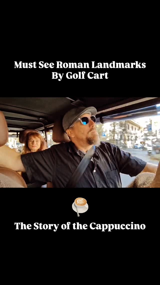 Do you know the story of the Cappuccino?
Come with me in this « Must See Roman Landmarks By Golf Cart » and discover Rome With Mike.
#romewithmike #italy #rome #ancientrome #tourismitaly #italy🇮🇹