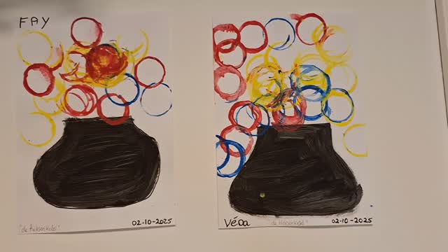 Thema Herfst #verven #creatieveontwikkeling #heksenketel maken