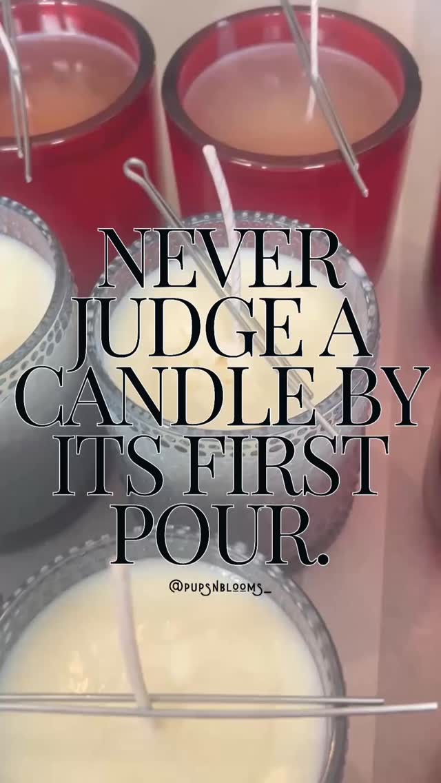 Natural soy has a bit of an awkward phase — bumps, frosting, and all the ugly stuff. It’s totally normal (and honestly a sign you’re using the good, clean, natural stuff). With a little patience and a quick heat gun touch-up, she evens out beautifully and burns like a dream. ✨
Every candle has its glow-up moment — you’ve just gotta let her set. 🤍