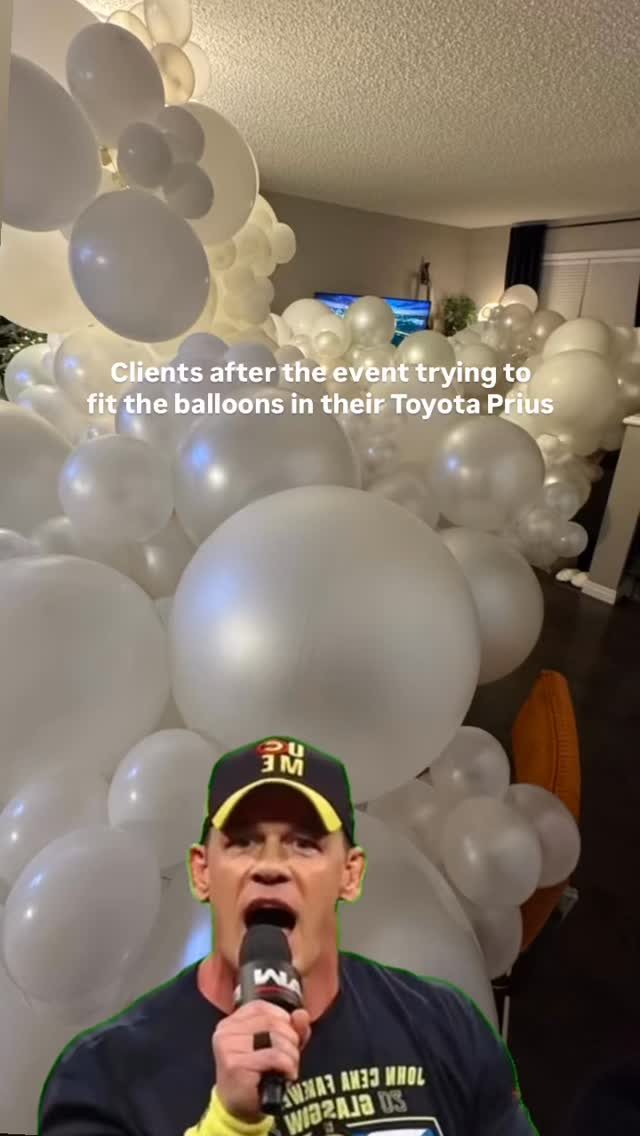 “It’s actually pretty roomy in there!”
Balloons Edmonton | YEG balloons
#balloonsyeg