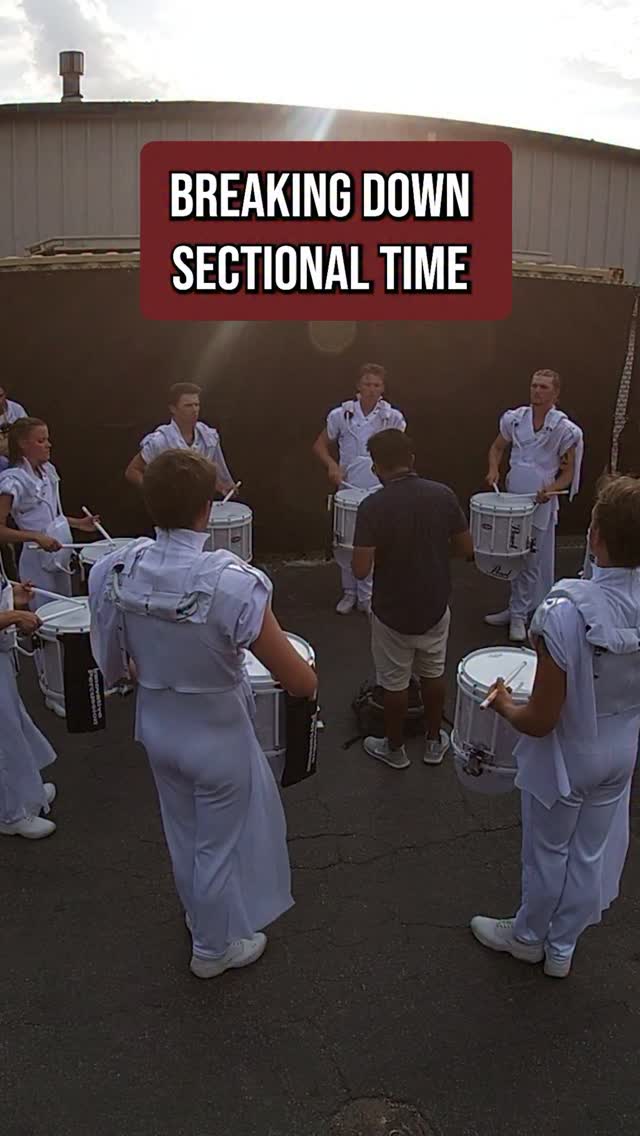 How to make the most of your sectional time 🥁
Sectionals are where the magic happens—but only if you’re strategic about it. Instead of trying to fix everything at once, focus on 2-3 improvements that will actually move the needle.
The “review the baseline” method:
✓ Assess — Run it multiple times, take detailed notes
✓ Analyze — Group issues by similarity, find the common threads
✓ Address — Isolate and drill those specific problems
Early season? Focus on foundational issues like tempo and approach. Late season? Dive into the details that polish the product.
Remember: You won’t fix the whole feature in one block. But consistent, focused work in every sectional = steady improvement over time.
What’s your go-to sectional strategy? Drop it in the comments! 👇
#drumsmart #iq #percussioniq #snare #quad #percussionist #wgi #dci #indoordrumline #drumline #drum #drumcorps #music #marchingarts #drummunity #marchingpercussion #marching #snaredrum #tenordrums #marchingsnare #bandsofamerica #percussioneducation