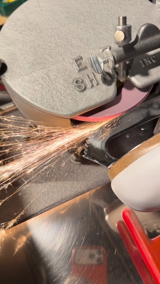 Stop by and get your skates razor-sharp and rink-ready! #upsportandspoke #ironmountainicearena #skatessharpening