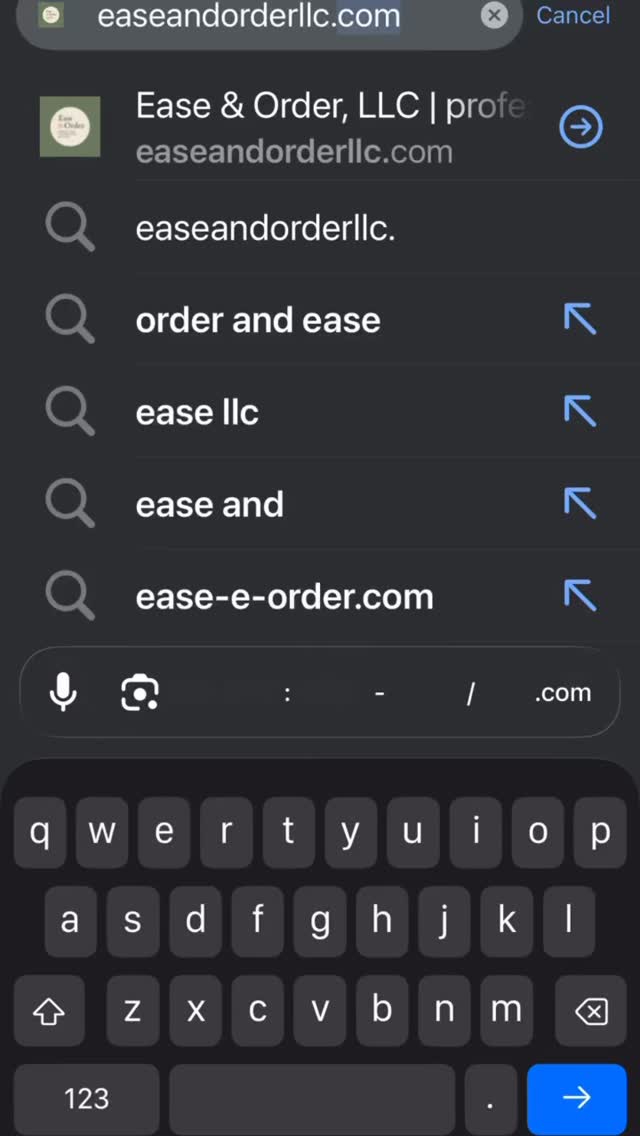 #easeandorderllc #professionalorganizer #calm #efficient #support #femaleownedsmallbusiness #lehighvalleypa