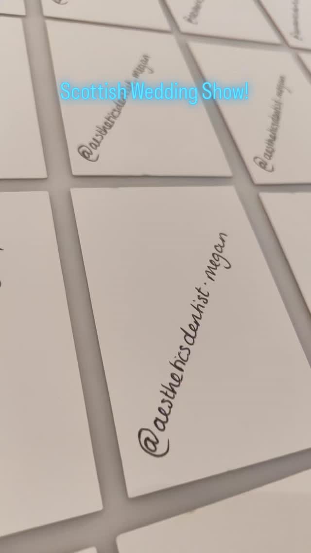 @aestheticsdentist.megan will be at the Scottish Wedding Show THIS weekend!
SEND THIS to the
Brides, grooms, bridesmaids and groomsmen to be in your lives...
I'm excited to meet you!
The last time I was at the wedding show was as a bride to be myself 🥹
Buzzing to be back but behind a stall this time!
Let me be your biggest Cheerleader on the run up to your big day 💙
Megan x
#scottishweddingshow #weddingskincare #weddingsmile