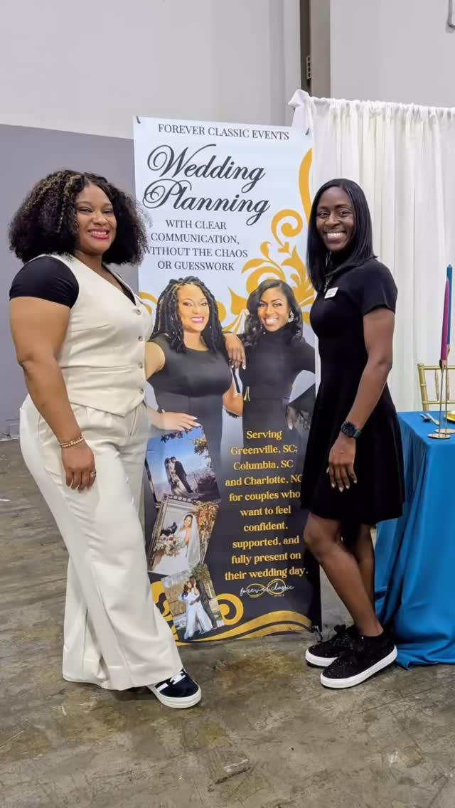 ⨠What an amazing day at the Bridal & Wedding Expo! āØ
We had such a wonderful time meeting so many lovely couples planning their 2026 and 2027 weddings ā your excitement and love stories were truly inspiring! šš
A huge thank you to everyone who stopped by the Forever Classic Events booth. We loved chatting about your vision, sharing ideas, and showing how our full-service planning and dƩcor can help you bring your dream wedding to life.
We also connected with some incredible fellow vendors, and weāre so excited for the collaborations and creativity to come! š
To all the couples we met ā we canāt wait to connect with you again soon and start planning something unforgettable.
#ForeverClassicEvents #WeddingExpo #CharlotteBrides #WeddingPlanning #EngagedInCharlotte #BridalShow #WeddingVendors #WeddingInspo