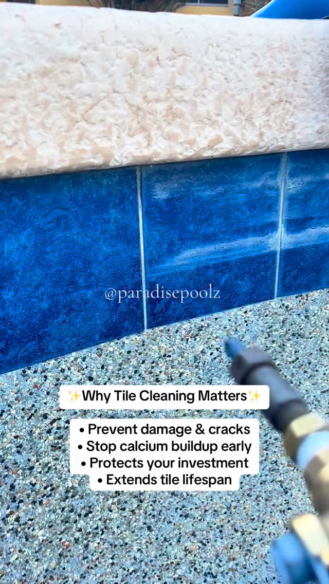 Your pool deserves a little TLC too! 💙
Regular tile cleaning prevents damage, keeps buildup away, and helps your pool sparkle season after season ✨
📆 Contact us today for your free
estimate!
paradisepoolz.com
(480) 650-0431
#pool #poolcleaning #poolmaster #poolservice #tileclean #pooltileclean #pooltilecleaning #pooltilecleaningarizona #poolmaintenance #poolmaintenanceservice #azpools #azpoolservice #azpooltechs #acidwash #chlorinewash #filterclean #poolfilterclean #poolfiltercleaning #pooldrain #pooldraining #poolpump #poolplumbing #arizonapools #arizonapoolservice #arizonapooltilecleaning