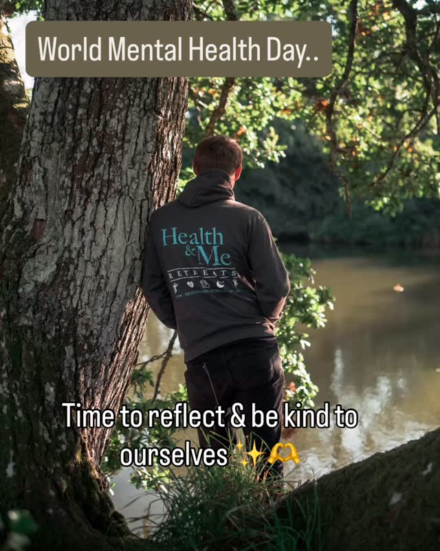 🌿 World Mental Health Day 🌿
Today feels like a reminder to pause — to breathe, reflect, and check in with how we’re really doing. 💚
For me, spending time outdoors has always been where I find calm and clarity. It’s what inspired me to start Health & Me — a space where others can also slow down, reconnect, and take care of their wellbeing.
Mental health isn’t about having it all together. It’s about noticing when we need rest, asking for help when things feel heavy, and being kind to ourselves along the way.
So if you can today, take a quiet moment — step outside, feel the fresh air, listen to the stillness. You deserve it. 🌿
@bodyandsoulcharity
#WorldMentalHealthDay #HealthAndMeRetreats #WellnessJourney #MindfulLiving #NatureHeals #ItsOkayNotToBeOkay
#bekind