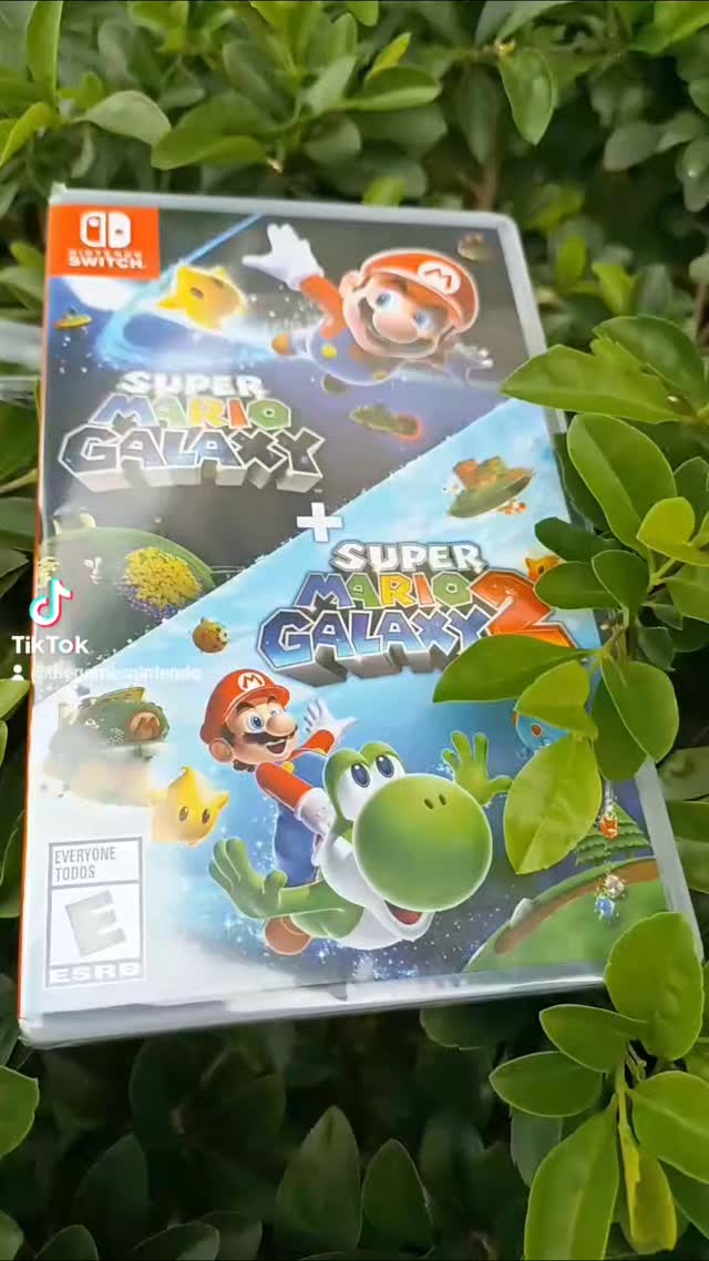 Chegou a mídia física de Super Mario Galaxy 1 e 2 ! Vamos! #nintendoswitch #nintendoswitch2 #supermariogalaxy