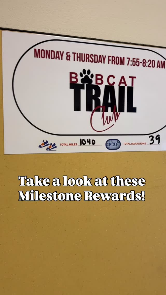 Congratulations to our first Marathon achievements!
Keep it up Bobcats ๐พ