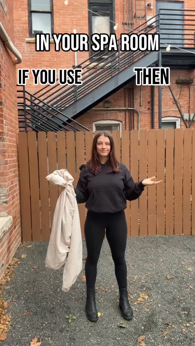 Ditch your beige & boring massage table sheets 🥱 spice up your treatment room with bold colors from Spa Threads 🌈 #SpaThreads #BoldVibes #treatmentroom