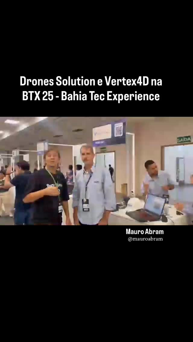 A Drones Solution marcou presença na BTX – Bahia Tec Experience!
Nossa equipe, e o nosso CTO @mauroabram, estavam presentes apresentando a VERTEX4D, uma nova plataforma desenvolvida a partir das demandas do mercado por visualização avançada de imagens aéreas em alta resolução.
Com a VERTEX4D, é possível explorar modelos 3D, ortomosaicos e nuvens de pontos de forma intuitiva, integrando tecnologia e precisão para apoiar decisões em engenharia, meio ambiente e infraestrutura.
🔗 Acesse agora a plataforma e descubra o poder da visualização em 4D:
👉 www.vertex4d.ai
Corte vídeo: @batepaponerdlive
#BTX2025 #BahiaTecExperience #DronesSolution #VERTEX4D #MapeamentoAéreo #Tecnologia #Inovação #Engenharia #Geotecnologia