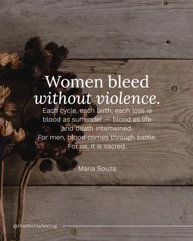 There is something radical about that.
In a world shaped by rupture, conquest, and control—women’s bodies bleed as part of creation. As part of life. As part of power.
And yet... most of us were never taught to see it that way.
In this week’s episode, I sit down with Maria Souza for a deeply sacred conversation on womb stories:
🩸 How our bodies carry ancient wisdom
🩸 What happens when we start listening to the stories our womb holds
🩸 And how bleeding can become a portal to healing, rather than something to hide
It’s tender. It’s raw. And it’s exactly the kind of conversation we need more of.
Want the link?
👇 Comment episode 118 and I’ll send it straight to your inbox.
#WombWisdom #CyclicalLiving #SacredFeminine