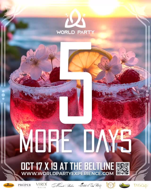 5 more days! 🤗 Get your tickets now! Don’t wait they may go up at the gate! 😋