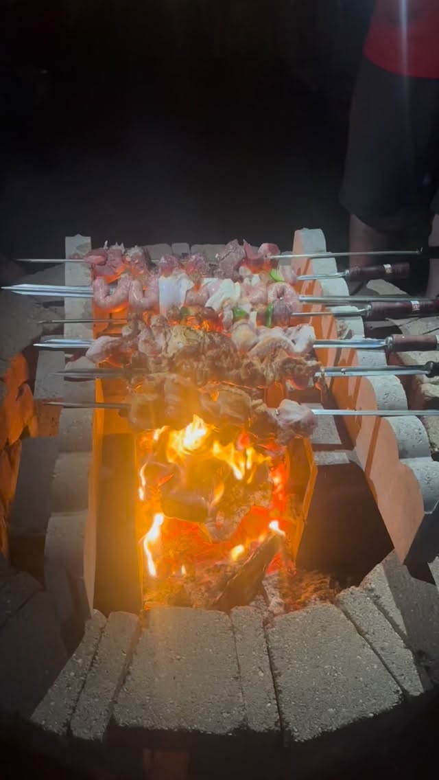 Post Baisi celebration. @furginelli and @rafael_uzumaki123 cooking for everyone. #zykfa #liondance #sarping #kungfu #community #friendship #madisonwi #churrasco #brazilianbbq