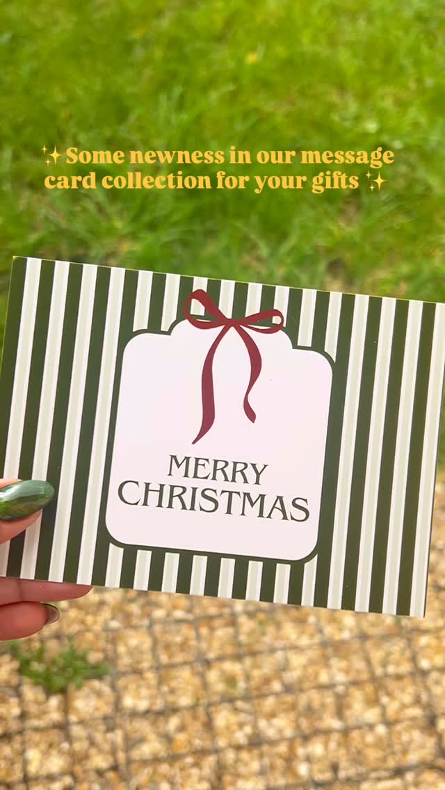 ✨Loving the new message cards✨
Did you know you get a free message card with your gift which includes your personalised message handwritten onto your choice of card💛
#christmasgifts #giftideas #secretgiftguru #giftshopuk #love #gift #corporategifts