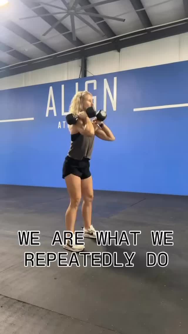 WE ARE WHAT WE REPEATEDLY DO
EXCELLENCE IS NOT AN ACT
BUT A HABIT
KEEP SHOWING UP. #thealignathletics
#AlignAthletics
#StrengthConditioningCommunity
#MindsetMatters
#DisciplineOverMotivation
#KeepShowingUp
#HabitsBuildResults
#TrainWithPurpose
#ConsistencyWins
#AthleteMindset
#TomballTX
#CypressTX
#FunctionalFitness
#GroupTraining
#AlignStrong