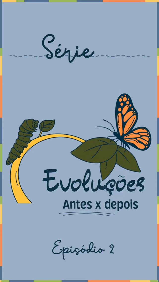 O 2.o episódio da série "Evoluções - Antes e Depois" traz o relato da Cristiane, mãe do Cristian. 🧡💚