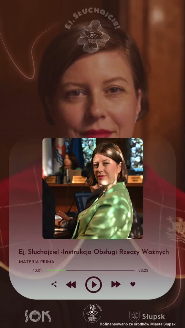 JAK ONA TO ROBI?! 🤯
W nowej rolce (i całym odcinku!) prześwietlamy naszą szefową, Olę Karnicką! Na co dzień łączy rolę menedżerki, radnej i szefowej sztabu WOŚP. Zapytaliśmy ją o jej supermoce.
W całej rozmowie usłyszycie:
- Jaka jest jej tajna siła, że łączy tyle ról na raz? 🦸♀️
- Jak to jest dowodzić największą w mieście armią wolontariuszy podczas finału WOŚP? ❤️
- Czy da się być szefową i kumpelą jednocześnie w miejscu, które jest drugim domem? ✨
Zobaczcie, jak było na nagrykwach, a po całą dawkę inspiracji wpadajcie na platformy streamingowe! Link w bio! 🎧
Projekt realizujemy dzięki współpracy naszej Fundacji Materia Prima ze @slupski_osrodek_kultury dzięki środkom finansowym Miasta Słupska @miastoslupsk_official
#ejsłuchajcie #aleksandrakarnicka #liderka #kobieta #inspiracja #słupsk #szefowa #wośp #rondo #podcastpolska #reel