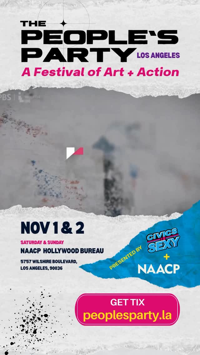 Narrative + emotional
Born from a question — how equal is one person, one vote?
The answer led filmmaker Maximina Juson from tracing the Electoral College’s roots in slavery… to standing at the U.S. Capitol on January 6th.
History met the present that day — and the camera didn’t look away.
One Person, One Vote? screens at The People’s Party | Nov 1–2 | NAACP Hollywood Bureau
Early bird tix → link in bio
#ThePeoplesParty #CivicsIsSexy #OnePersonOneVote #DemocracyUnplugged #ArtAndAction #wethepeople
