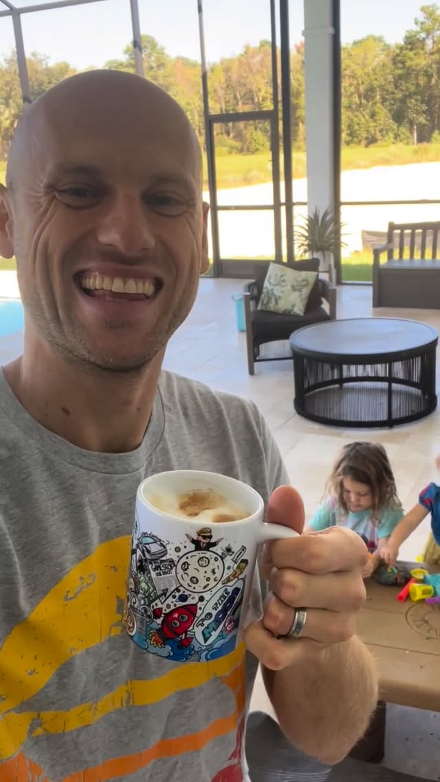 This man has made the biggest impact on my life. Heâs a giant green flag and a total weirdo and he makes life more fun and worthwhile than I could have ever dreamed possible.
The most important factor here, I think, is that he wasnât and isnât always so totally perfect. đ BUTâŚ. He is open minded, adaptable, and not easily offended.
This year has been the most refining one yet and his absolute biggest glow up (just one example: he started cooking so⌠sharing that load begets gratitude I donât have the words to describe)
They say you become the people you spend the most time with and gosh am I lucky to get to spend the most time with this man.
There arenât many other people out there that are the 12th child. Who have been molded by growing up a refugee in a large family with little means. So itâs pretty safe to say - Naz is a literal walking miracle and truly one of a kind. (Who else uses a butcher knife to scratch their back?!)
I am in awe of the fearless, all in, uninhibited, vulnerable, transparent, spontaneous, faith centered, exuberant life he lives. It will forever be my greatest honor having a front row seat to watching him move through the world.
From drones to Bitcoin, health and parenting, pickleball and tennis, friends and family, and eating, always eating - you exist on a different level. Every day really is the best day ever and youâre kind enough to take many of us along for the ride.
You have three ladies who are obsessed with you. Watching you love and raise our girls is the best thing ever. Happy happy birthday (a day late!) Iâm so glad I get to live in a world with Megatron!