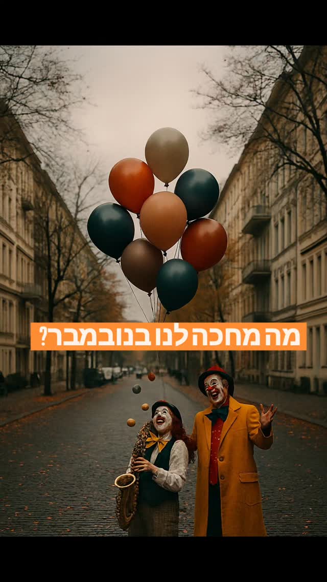 נובמבר בברלין: כשקסם הכריסמס פוגש עומק היסטורי! ❄️
נפרדים מאוקטובר, ועכשיו? ברלין נכנסת לחודש המעבר הקסום ביותר בשנה! זהו חודש שמחבר את ההיסטוריה המורכבת של העיר עם הקסם הלבן והציפייה לחגים.
מה מחכה לנו בלוח הזמנים של ברלין?
🔬 שבוע המדע: פותח את החודש (1-10.11) עם תערוכות והרצאות ברמה בינלאומית.
🕯️ 9 בנובמבר: אירועי זיכרון לציון ליל הבדולח. יום חשוב להתבוננות על עברה של העיר.
ימי התרבות היהודית 🇮🇱: פסטיבל של 11 ימים (13-23.11) של מוזיקה, תיאטרון וקומדיה שחוגג את הקהילה שצומחת מחדש.
🎪 זמן לקרקס (Zeit für Zirkus): קרקס עכשווי ומפתיע (14-16.11) שמחבר אמנות, מחול ותיאטרון.
🎺 פסטיבל Rejazz: ג'אז נשי, ניסיוני ועכשווי (20-22.11).
🎄 סוף חודש: שווקי חג המולד נפתחים! (24-25.11) מתחילים עם ה-Glühwein ומתכוננים לשיא העונה.
חודש גדוש אירועים, אל תשכחו לשמור את הרילס הזה 💾 כדי שיהיה לכם את לוח האירועים המלא של נובמבר!
#נובמברבברלין #ברליןבחורף #שווקיחגמולד #לילהבדולח #תרבותיהודית #BerlinScienceWeek #BerlinEvents #visitberlin