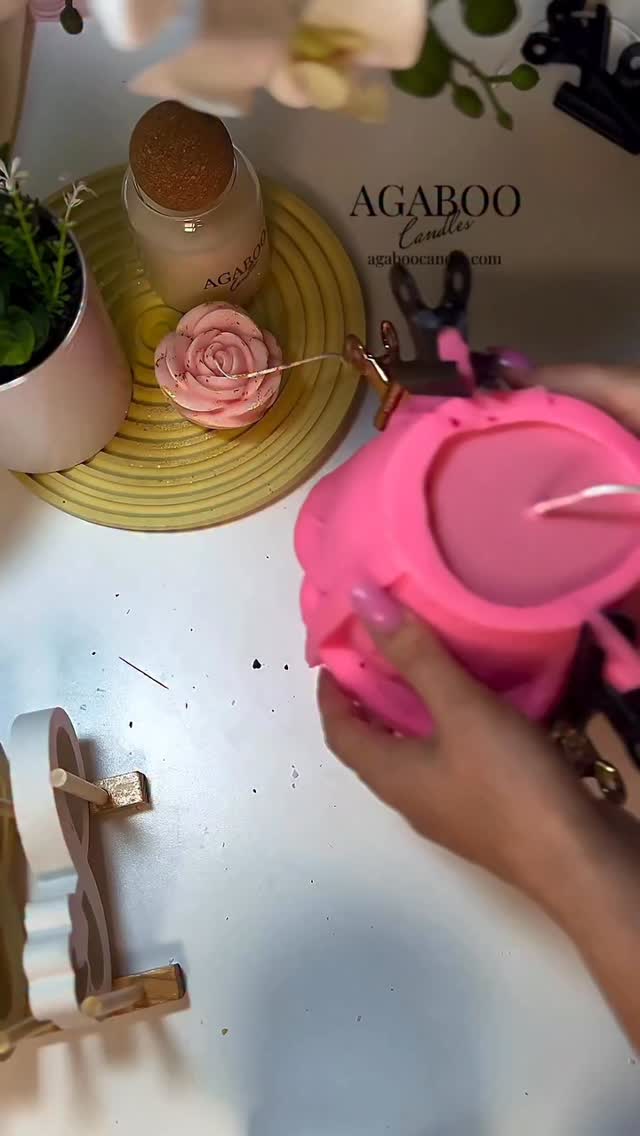 Candles, molds, materials are here - agaboocandle.com Worldwide shipping!