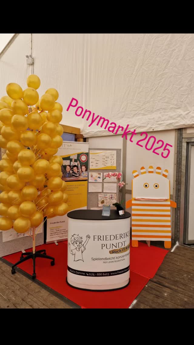 Es ist wieder soweit, Ponymarkt. Komm und informiere dich zu Reflexe und wie du dein Kind optimal unterstützen kannst. #Ponymarkt #hunteburgerponymarkt
