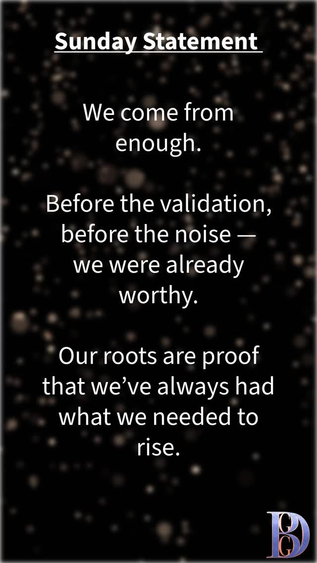 As we step into a new week, remember:
worth doesn’t start with recognition — it starts with origin.
This #BlackHistoryMonth, we move knowing our story began in strength,
not in struggle. ✊🏾
#SundayStatement #BrumGyalieGyalDem #BHMUK #RootedInWorth #BGGD