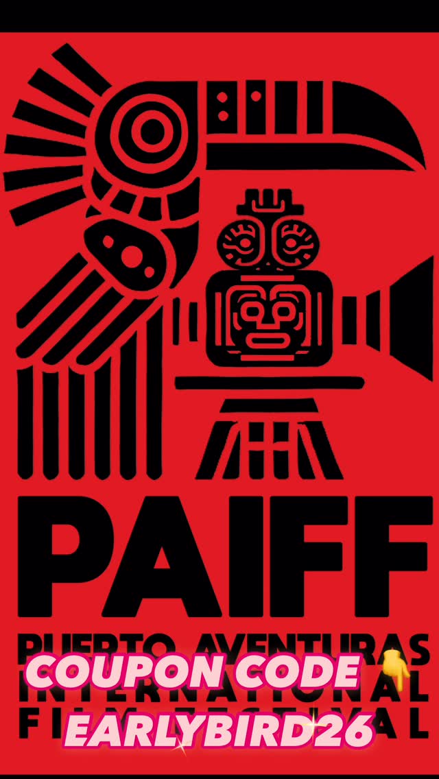 🔗 in bio. For a limited time, we are offering $50 off our festival passes as an early bird discount!¡Por tiempo limitado, estamos ofreciendo $50 de descuento en nuestros pases para el festival como oferta anticipada! #filmfestival #rivieramaya #puertoaventuras #quintanaroo #cinema #tulum #playadelcarmen #paiff #pafilmfestival #internationalfilmfestival #redcarpet #cinemexicano