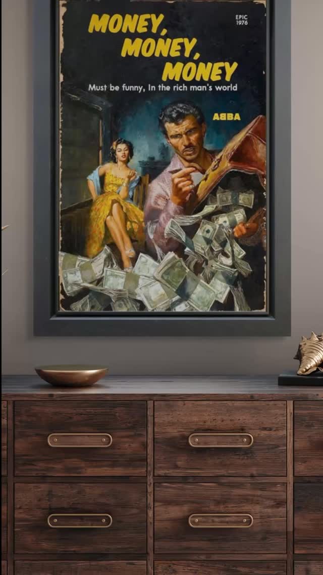 💸 “Money, Money, Money…” but make it retro cool.
We’re loving this bold, cinematic piece by @lindacharlesart — a playful nod to ABBA’s iconic hit with a vintage noir twist. 🎬✨
Her pop-culture inspired work blends nostalgia, music, and storytelling — perfect for collectors who appreciate art with attitude and rhythm. 🎶🖼️
Now on display at R Young Art, Wokingham — it’s even more striking in person. 👀💥
#ArtThatTellsAStory #LindaCharlesArt #PopCultureArt #MusicInspiredArt #ABBA #MoneyMoneyMoney #RetroVibes #ContemporaryArt #ArtCollectorsUK #wokingham #wokinghambusiness #RYOUNGART #WokinghamArtGallery #BerkshireArtScene #ArtForYourHome #StatementArt #LimitedEditionArt #BritishArtist