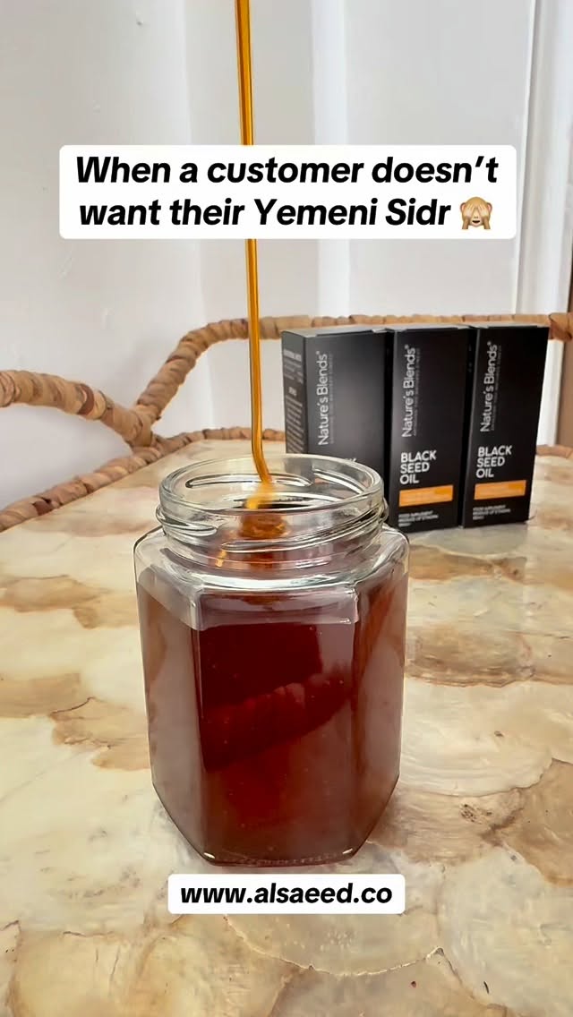 Haters will say itās fake š¤·āāļø. Get your premium, award winning and certified Yemeni Sidr Honey today! Available at www.alsaeed.co (Link in bio)
.
.
.
.
.
#alsaeedco #honey #fyp #yemenisidrhoney #asmr #satisfying #healthy #honey