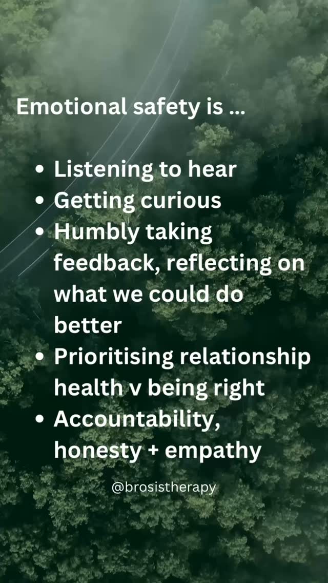Examples of what this looks like:
Saying ‘I’m sorry I hurt you. It makes sense me that you feel this way. Here is what I am going to do differently moving forward’
‘Help me understand why you feel this way - can you give me some examples?’
Be prepared to hear what the other has to say
Make space and hold space safely for what they have to say
This means refraining from defending or proving you are right
When your mate shares something emotionally vulnerable with you, imagine they are throwing you a ball. Your job is to catch the ball, talk about the ball itself not about how you feel about the ball. You got this!
#brosistherapy #jwfamily #jwlife #jwbrothers #jwfriends #jwbrotherhood #jwsisters #jw #jwlove