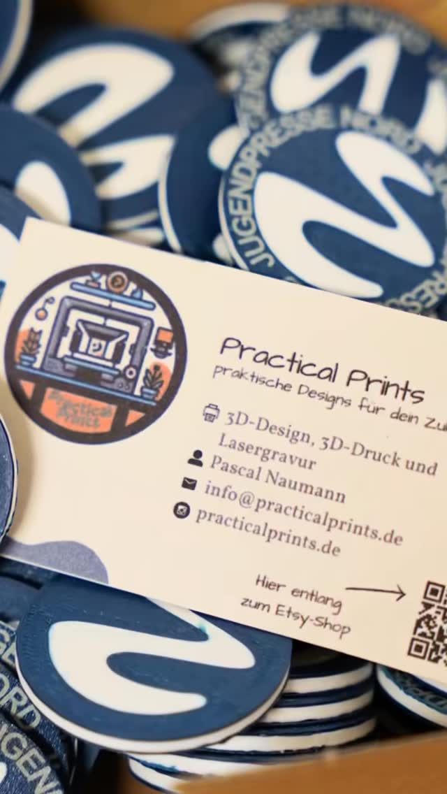 Unsere 3D-gedruckten Getränkemarken #3dprints #practicalprints #eventmanagement