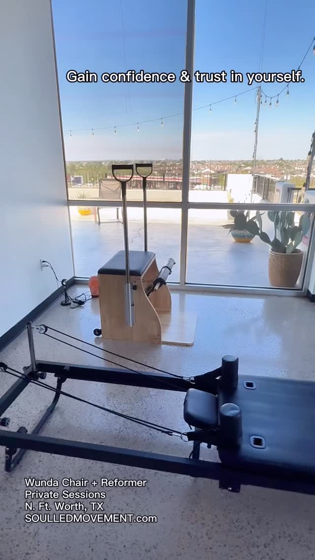 Explore 2 pieces of Pilates equipment- Reformer + Pilates Chair. One of the benefits of doing so is to practice the same principles, but in different ways of moving the body & through a wider range of exercises.
DM for more info or to schedule.
#ftworth #fortworth #pilates #dfwpilates #feelgood #confidence