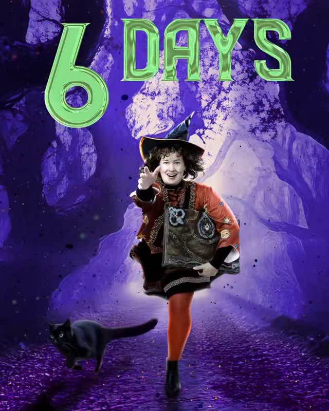 It’s a full moon tonight. All the weirdos are out…and the 10th Anniversary is 6 DAYS AWAY! 🐈⬛ 💜
Be sure to catch Dani, Binx, and all their friends next Monday, October 20th at Webster Hall all for the @aliforneycenter 🖤✨
🎟️ Tickets available at SpellOnYouNYC.com ✨
#IPASOY10 #The10thAnniversary