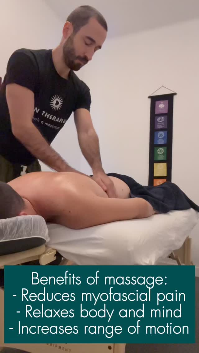 Massage has a lot of benefits:
- It helps reducing myofascial pain
- Relaxes your body and mind
- Can increase your vagal tone
- Increases the range of motion of joints
- It can help to prevent injuries
- Overall it’s great for fascial and overall health
When should you book a massage?
- If you feel fatigued, stressed and you’re in myofascial pain
- If you want to be pampered, relaxed and you want to have some well-deserved me time
- If you exercise a lot or if you have a sedantary lifestyle
Link to my website to book is in my bio. Should you have any specific questions, just DM me. :)