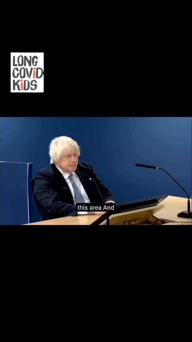 Boris Johnson - Former UK Prime Minister
Chair - running the UK as Prime Minister would you expect DfE to wait for a request to make contingency plans?
Boris- “no of course not”
Covid Inquiry - Module 8 - Children and Young People.
#longcovidkids #longcovid #longcovidawareness #charity #charitywork #mecfs #longcovidrecovery #covidinquiry #longcovidsymptoms #children #school #education