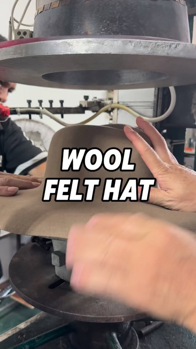 Shape the wool felt hat
#paperhat #customhat #factory #oemhat #strawhat #hatfactory #hats #outdoorhat